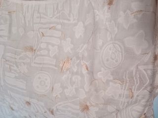 Blusa blanca señora vintage estampada