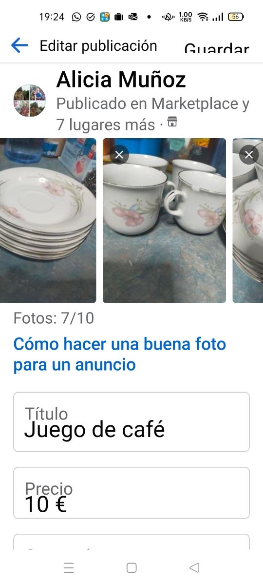 Juego de Café