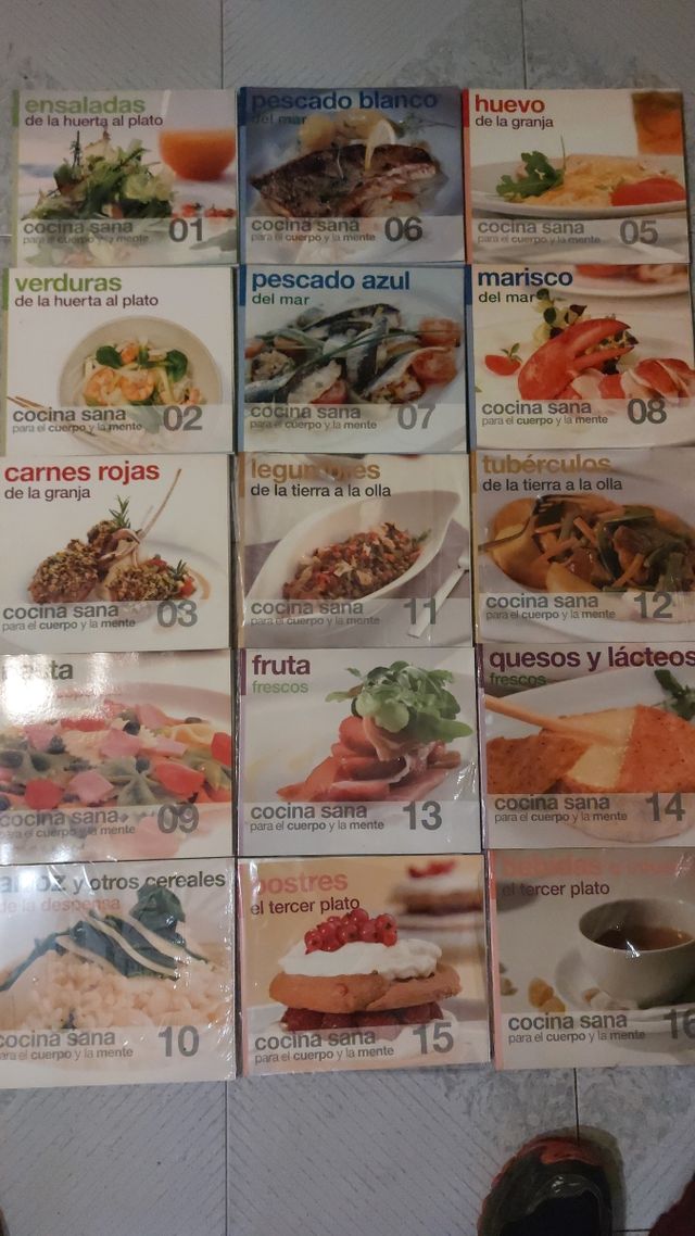 Colección Libros de cocina 15 Libros de recetas