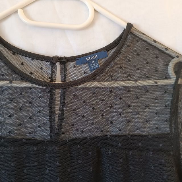 Vestido negro skater plumeti