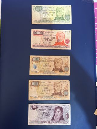 10 BILLETES EXTRANJEROS