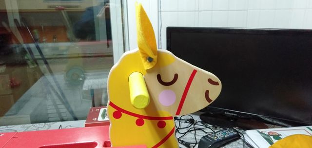 Janod carrito madera llama 🦙