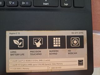 Portatil acer 