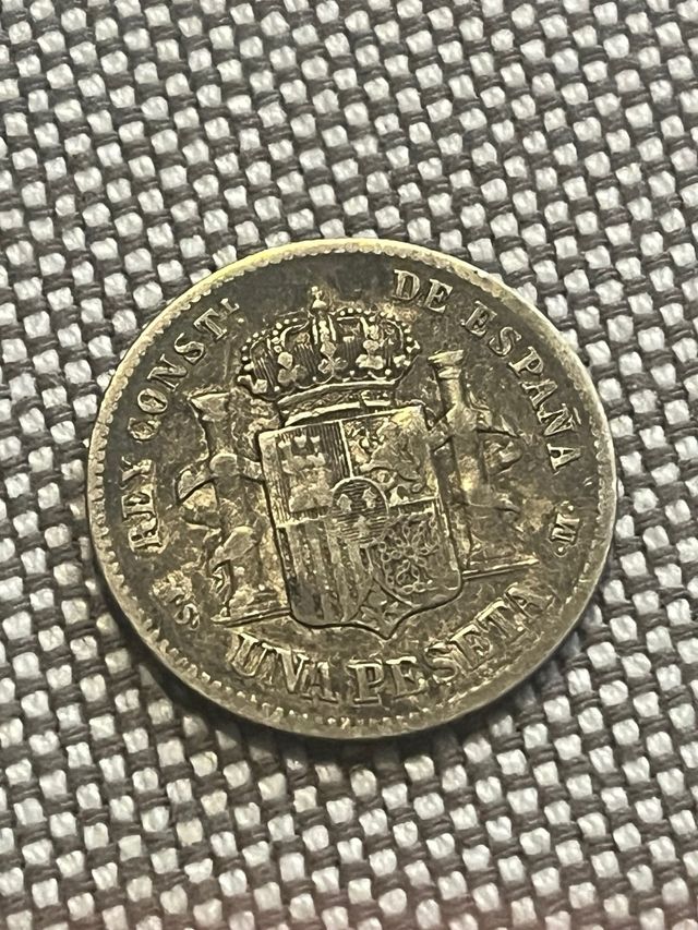 Moneda 10 cebtimos 1885