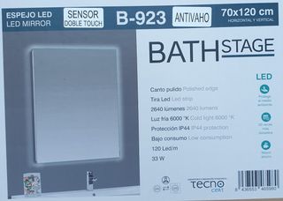 Espejo Light LED B-923 Frabinca 120cm