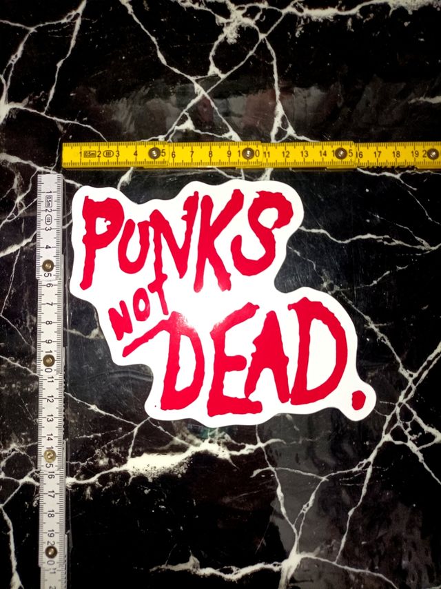 Punk's Not Dead The Exploited Big Sticker Adesivo