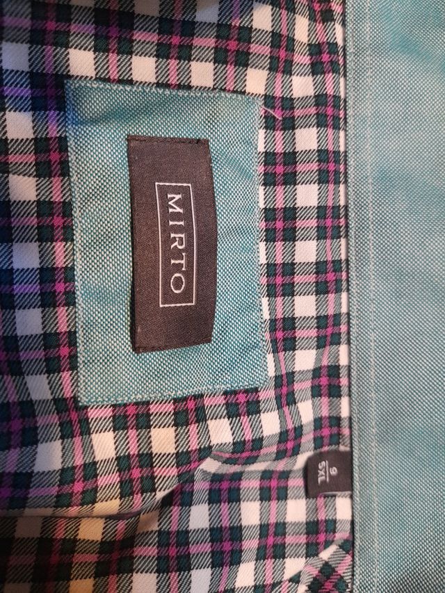 camisa MIRTO cuadros talla grande