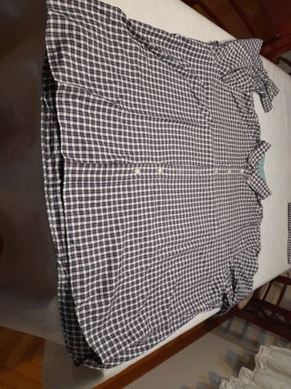 camisa MIRTO cuadros talla grande
