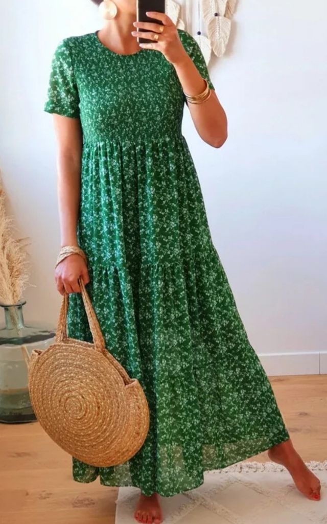 Vestido Estampado Floral ZARA