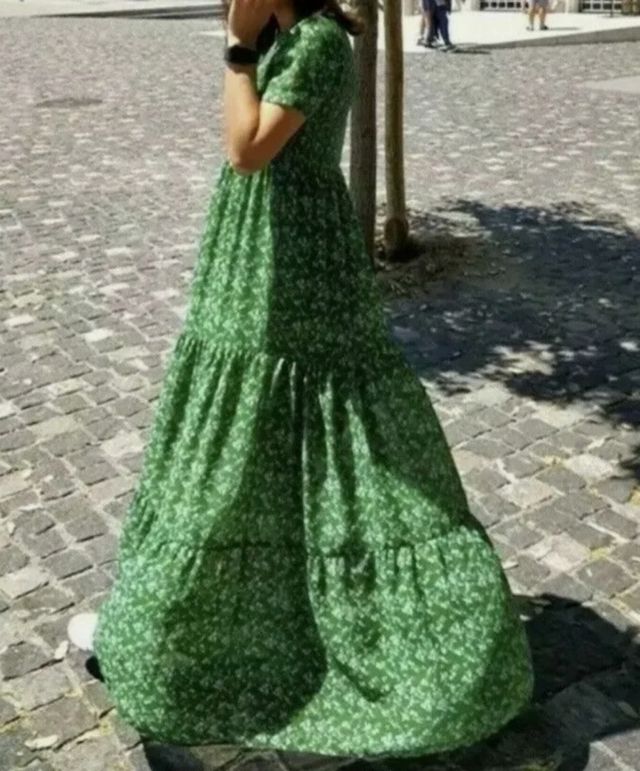 Vestido Estampado Floral ZARA