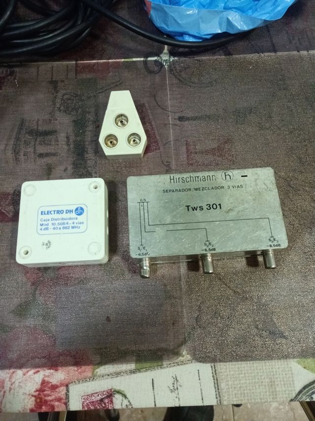 Cajas distribuidoras de cables de antena