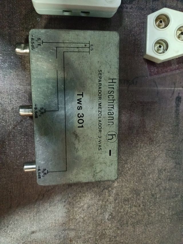 Cajas distribuidoras de cables de antena