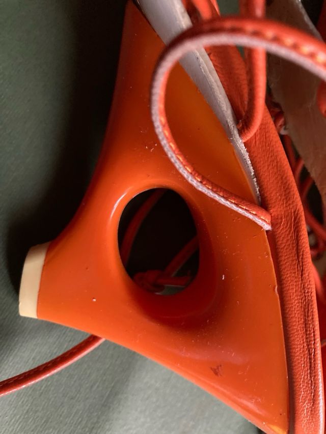 Saldali in pelle Arancio Lady Doc