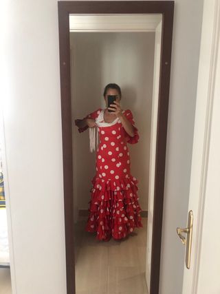 Traje de flamenca + complementos