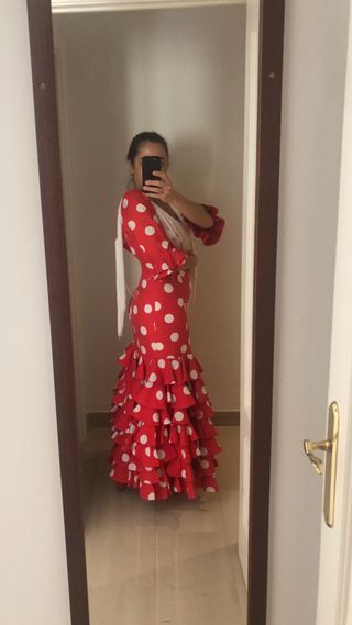 Traje de flamenca + complementos