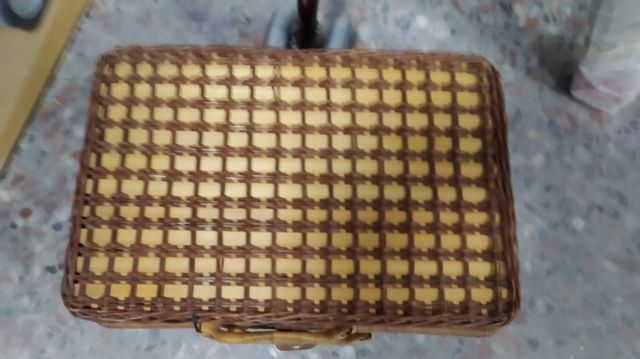 Cestas de mimbre picnic lote