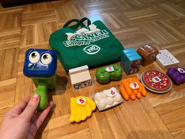 Leap Frog escanea y cuenta