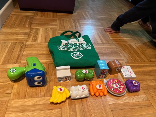 Leap Frog escanea y cuenta