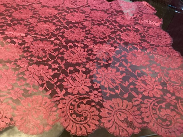 Mantilla de blonda alta calidad