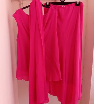 Vestido de 3 piezas, talla 50 