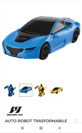 Rastar Auto-Robot Trasformabile