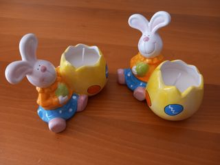 Conigliette portacandela, ideale per Pasqua 