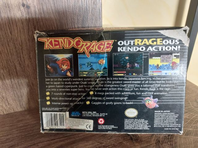 Nintendo Snes pal Kendo Rage