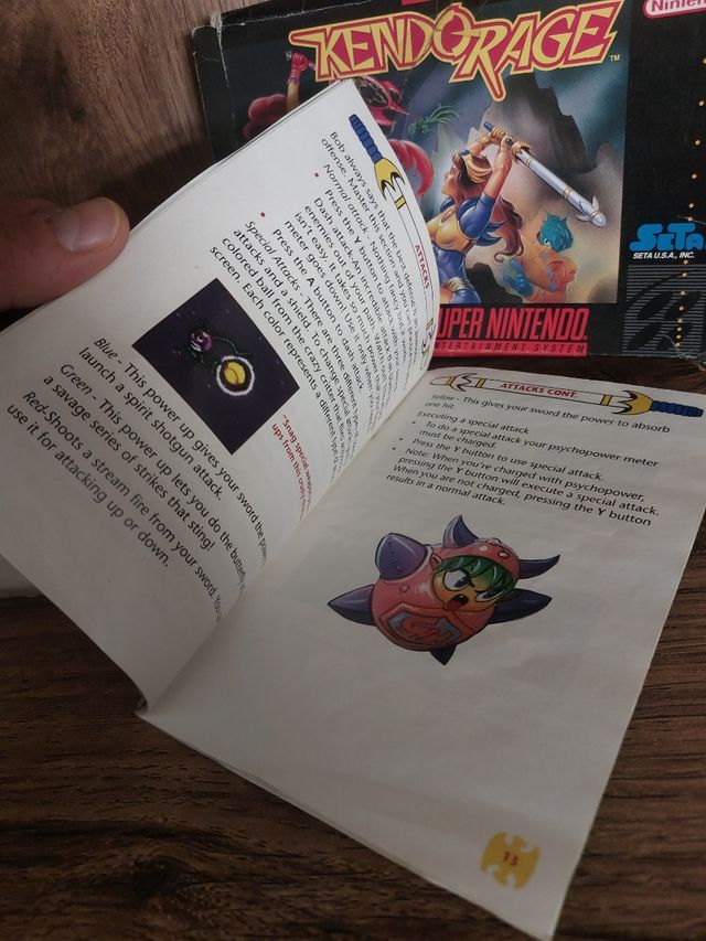 Nintendo Snes pal Kendo Rage