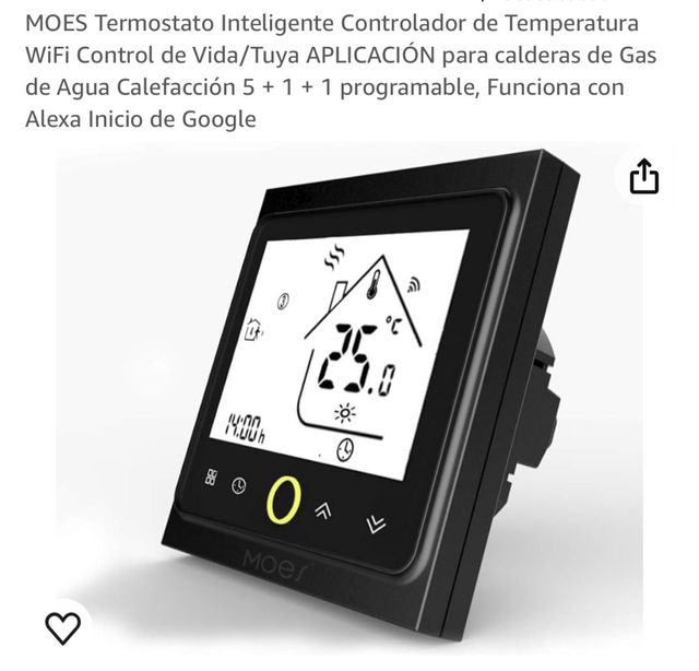 MOES Termostato Inteligente Wifi