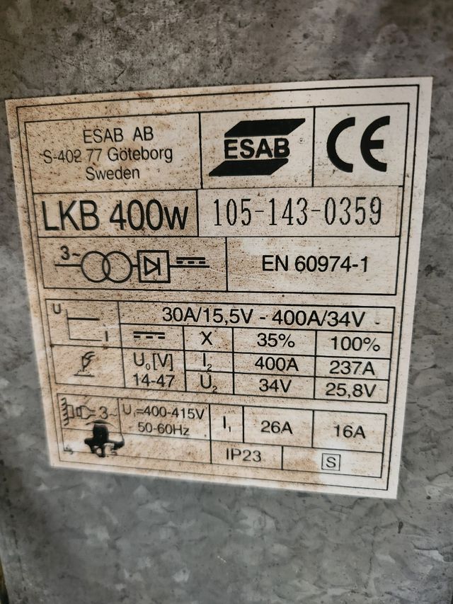 Soldadura de hilo ESAB