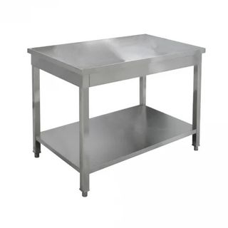 Mesa de acero inox central 1800x600x850mm