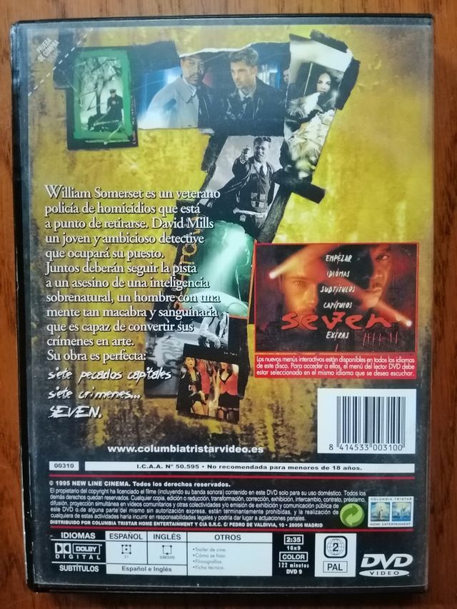 Pack 3 películas dvd