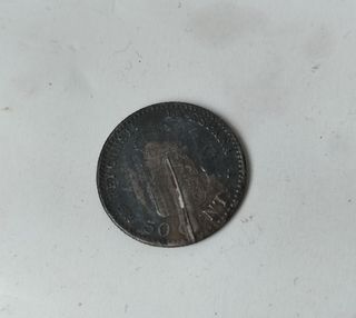 Moneda plata Alfonso XIII 
