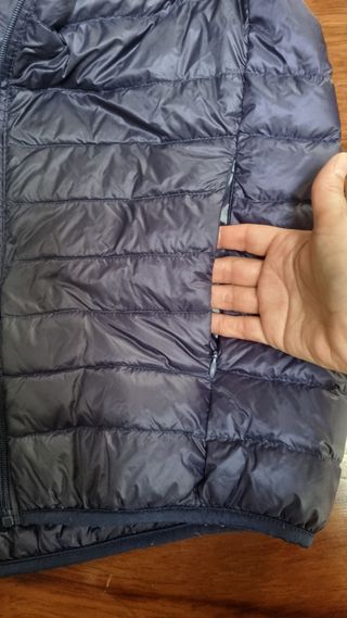 Chaleco de plumas unisex