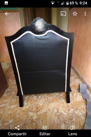 Butaca descalzadora restaurada