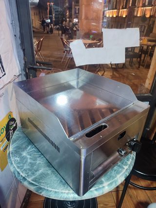 Plancha gas butano cromo 