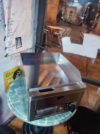 Plancha gas butano cromo 
