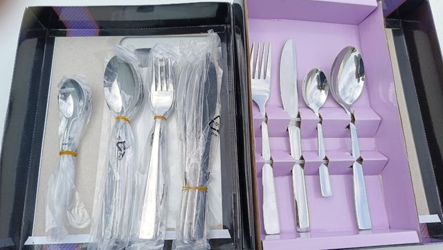 Servizio di posate in acciaio firmate