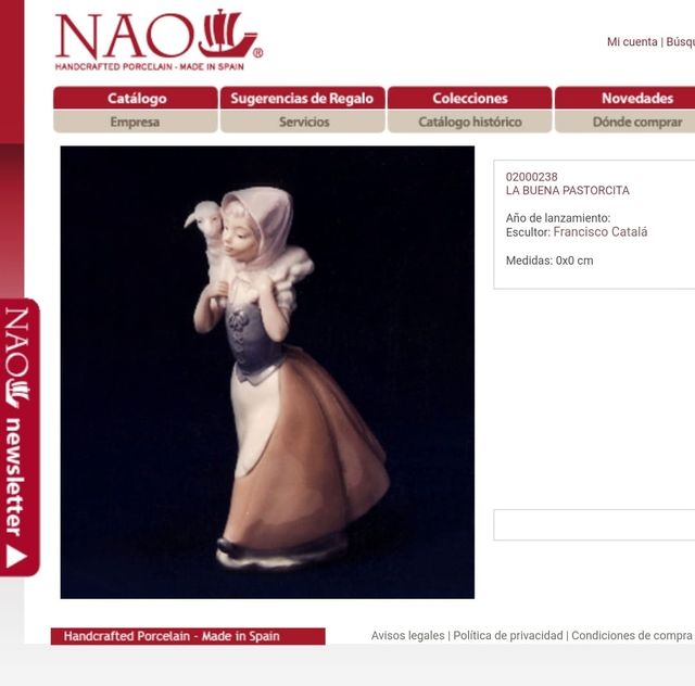 Pastora con Cordero Nao by Lladró
