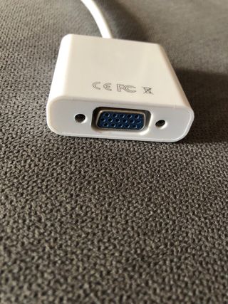 Adaptador VGA a mini HDMI Tipo C como nuevo