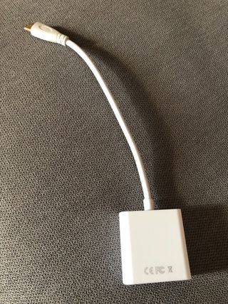 Adaptador VGA a mini HDMI Tipo C como nuevo