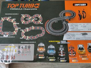 Pista coches tipo Scalextric