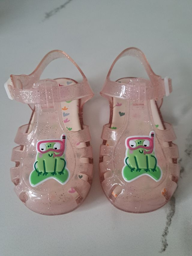 Cangrejera rosa brillantina Gioseppo