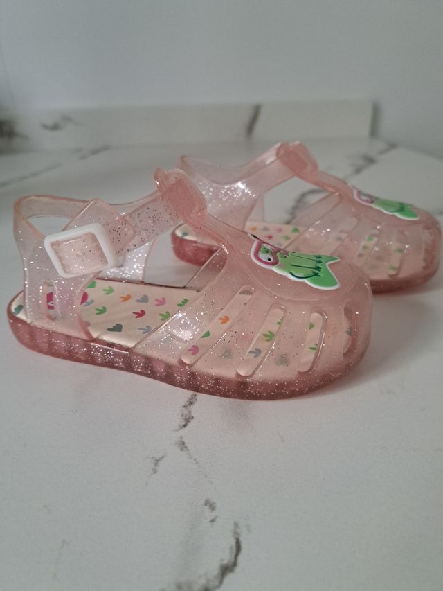 Cangrejera rosa brillantina Gioseppo