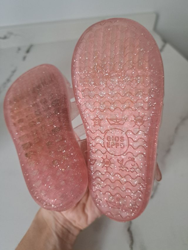 Cangrejera rosa brillantina Gioseppo