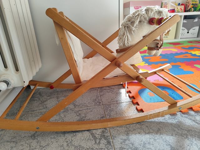 Balancín caballo de trapo