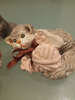 Soprammobili gatti in resina