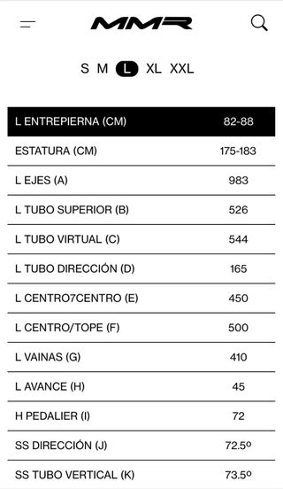 Bicicleta MMR Genesis Sport L