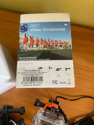 Camara de accion deportiva