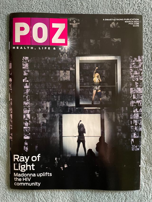 MadonnA revista POZ EEUU